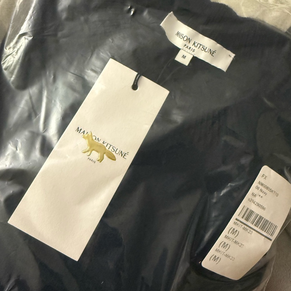 Maison Kitsune Fox Head Patch Lambswool Jumper Sw… - image 4